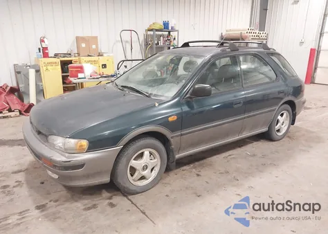 1996 Subaru Impreza Outback from USA, damaged, VIN JF1GF4858TH810489